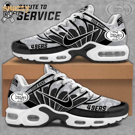 San Francisco 49ers Veterans Day Air Max Limited Black and White Edition