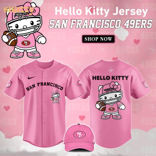 San Francisco 49ers X Kitty Pink Jersey Limited Edition