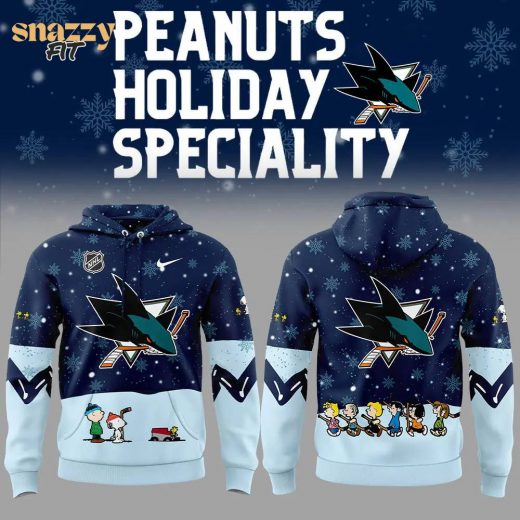 San Jose Sharks Peanuts & Snoopy Night Hoodie – Nike 2024