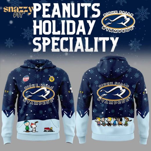 Sioux Falls Stampede Peanuts & Snoopy Night Hoodie – 2024 Special Edition