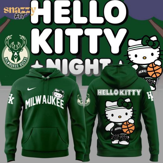 Special New Milwaukee Bucks x Hello Kitty 2024 Hoodie – Limited Edition Collaboration