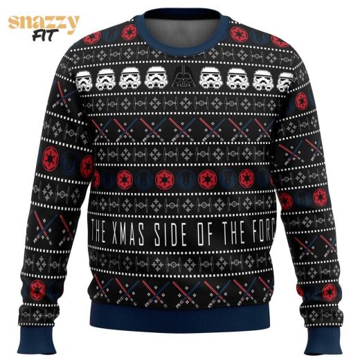 Star Wars The Xmas Side Of The Force 2024 Ugly Christmas Sweater