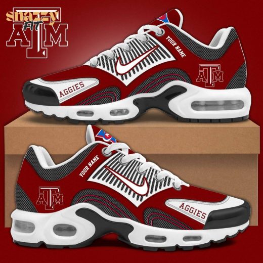 Texas A&M Football Personalized Air Max Plus Sneakers – Fan Edition