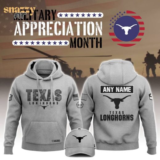 Texas Football 2024 Military Appreciation Club Hoodie – Patriot’s Pride