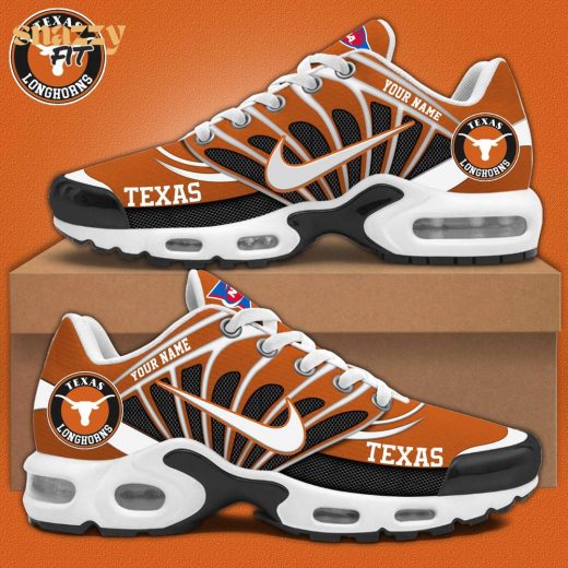 Texas Football Personalized Air Max Plus Sneakers – Custom Team Edition