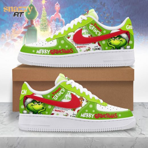 The Grinch Air Force 1 Personalized Shoes Gifts For Fans