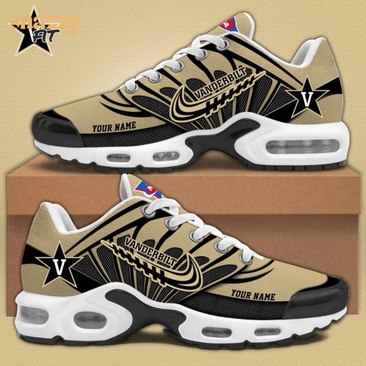 Vanderbilt Football Personalized Air Max Shoes – Custom College Sneakers