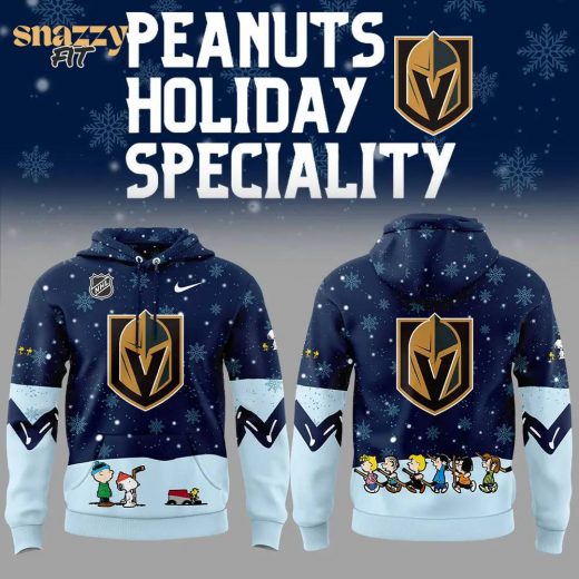 Vegas Golden Knights Peanuts & Snoopy Night Nike Hoodie – 2024 Special Edition