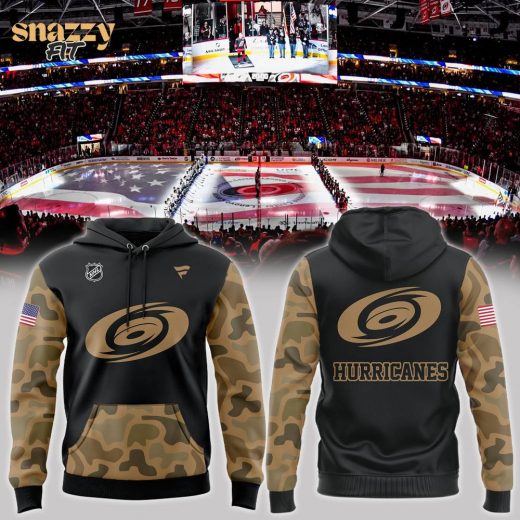 Veterans Day Special Edition Carolina Hurricanes Hoodie – 2024