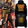 Washington Commanders Nike 2024 Black threads Premium Limited Pullover Wind Jacket