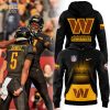 Washington Commanders Nike 2024 Black threads Premium Limited Pullover Zip Hoodie