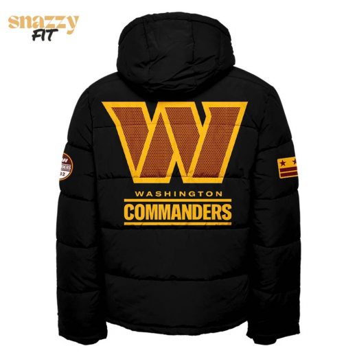 Washington Commanders Nike 2024 Black threads Premium Limited Pullover Zip Hoodie