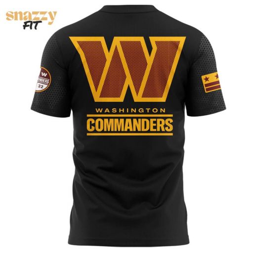 Washington Commanders Nike 2024 Black threads Premium Limited T Shirt