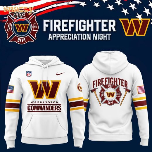 Washington Commanders x 2024 Firefighter Appreciation Night Premium Limited Pullover Hoodie