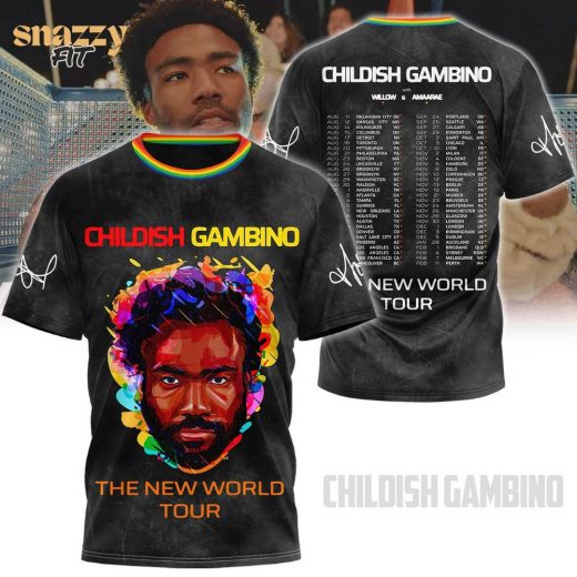 Childish gambino the new world tour T shirt