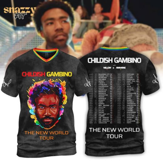 Childish gambino the new world tour T shirt