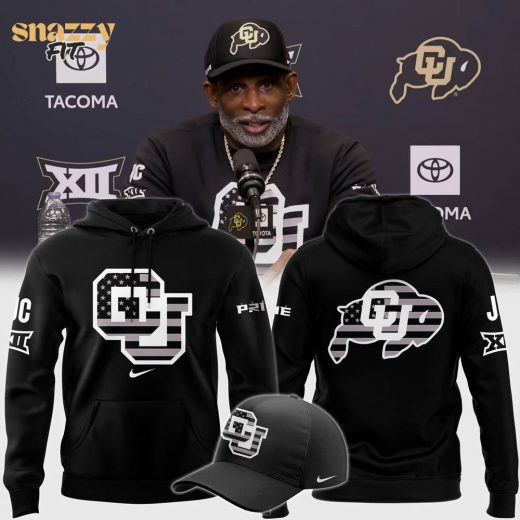 Colorado Buffaloes Football Salute to Service Club Fleece Pullover Hoodie