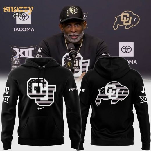 Colorado Buffaloes Football Salute to Service Club Fleece Pullover Hoodie