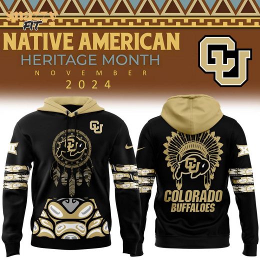 Colorado Buffaloes NCAA 2024 Native American Heritage Month Premium Limited Pullover Hoodie
