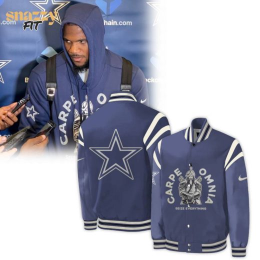 Dallas Cowboys Carpe Omnia Seize Everything Bomber  Jacket