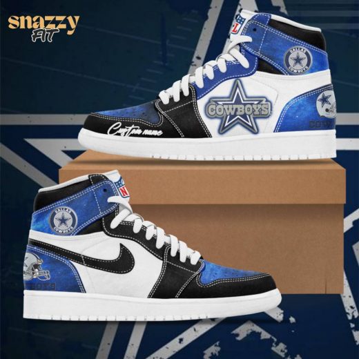 Dallas Cowboys Custom Name Air Jordan 1 Limited Edition V6