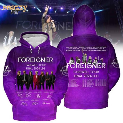 Foreigner farewell tour final leg Hoodie