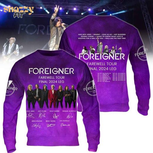 Foreigner farewell tour final leg Sweatshirt