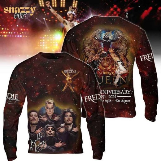 Freddie mercury 33rd anniversary Sweatshirt Limited Edition