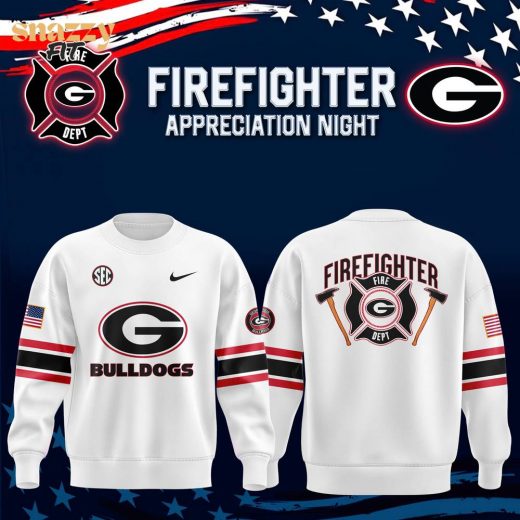 Georgia Bulldogs Firefighter Appreciation Night Premium Limited Sweatshirt