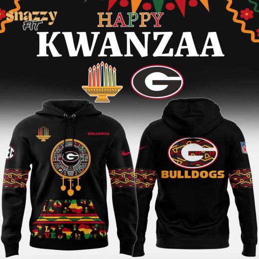 Georgia Bulldogs x Happy Kwanzaa Premium Limited Hoodie