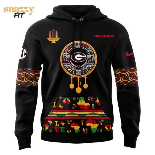 Georgia Bulldogs x Happy Kwanzaa Premium Limited Hoodie