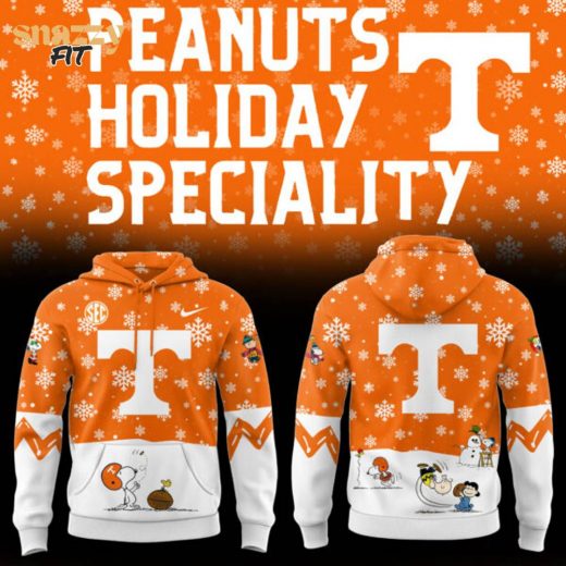 Limited Edition Tennessee Football Peanuts Holiday Speciality Snow Hoodie