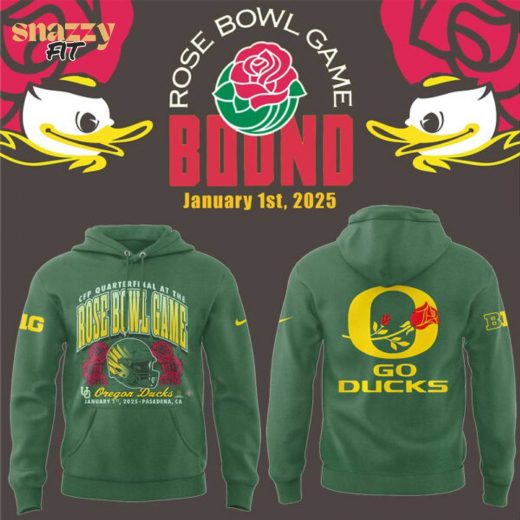 Limited Oregon Ducks Rose Bowl Game Hoodie v2