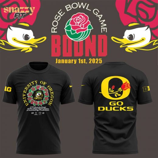 Limited Oregon Ducks Rose Bowl Game T Shirt