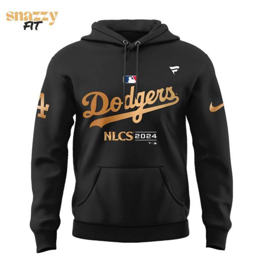 Los Angeles Dodgers Black 2024 National League Division Champions Locker Room Pullover Hoodie