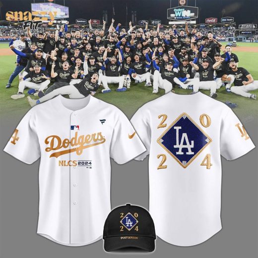 Los Angeles Dodgers Black 2024 National League Division Champions Locker Room Pullover Jersey