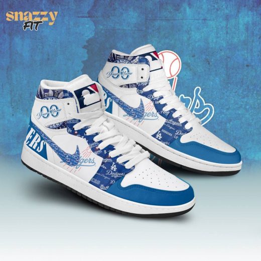 Los Angeles Dodgers MLB Personalized Air Jordan 1