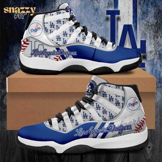 Los Angeles Dodgers MLB Personalized Premium Air Jordan 11