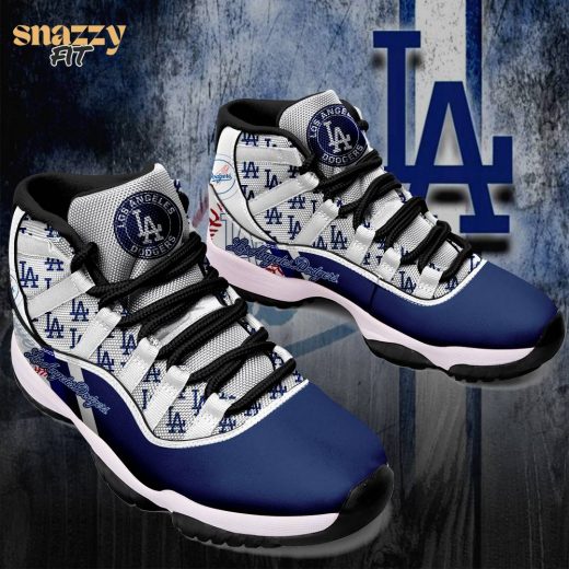 Los Angeles Dodgers MLB Personalized Premium Air Jordan 11