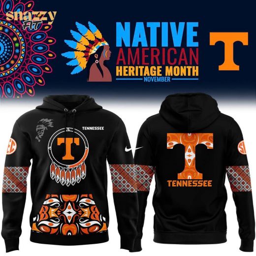 Men Nike Tennessee Volunteers Native American Heritage Month Premium Limited Pullover Hoodie