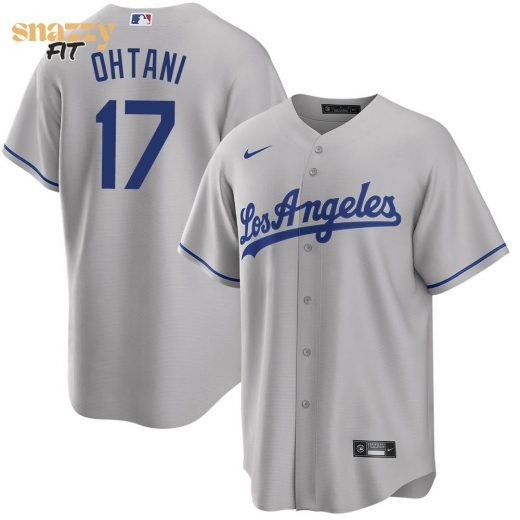 Shohei Ohtani Los Angeles Dodgers Home Jersey Gray