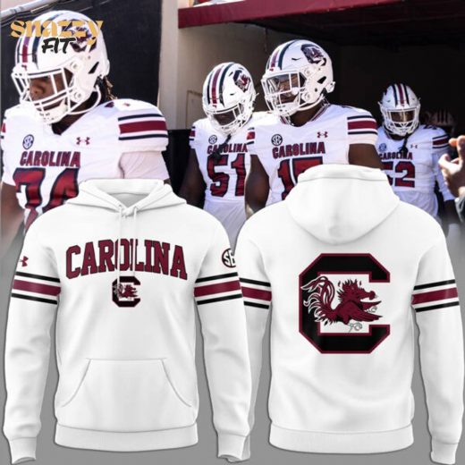 South Carolina Gamecocks Limited Edition White Hoodie v2