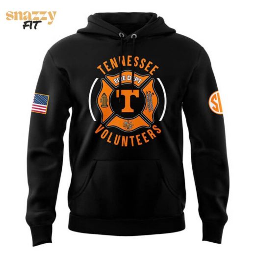 Tennessee Volunteers Football x 2024 Firefighter Appreciation Night Premium Limited Black Hoodie