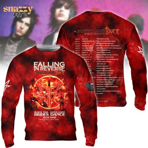 The popular mons tour 2 falling in reverse Sweatshirt