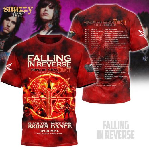 The popular mons tour 2 falling in reverse T shirt