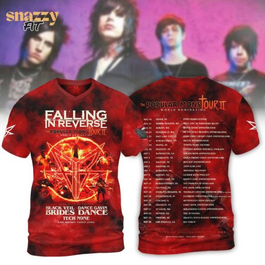 The popular mons tour 2 falling in reverse T shirt