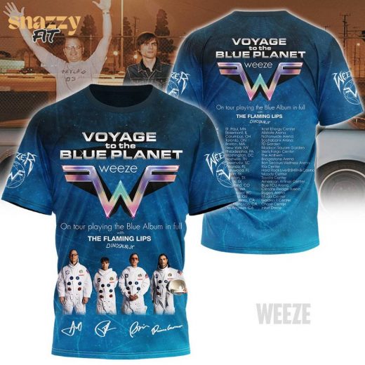 Voyage to blue planet weeze T shirt