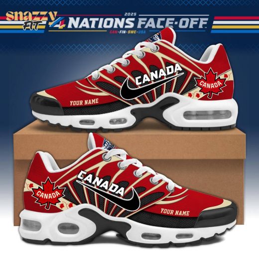 Canada 4 Nations Face-Off Air Max Sneakers – Limited Edition