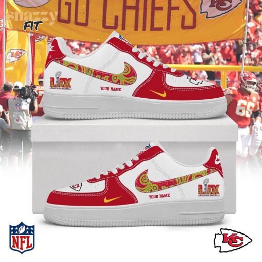 Kansas City Chiefs Football New Personalized Air Force 1 Shoes for Fans – Custom Edition