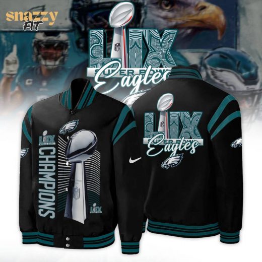 Philadelphia Eagles Super Bowl LIX Champions Nike Limited Edition Baseball Jacket – Official Gear